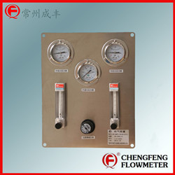 LZ series permanent flow valve with metal tube/glass tube flowmeter purge set  [CHENGFENG FLOWMETER] high accuracy  Chinese professional manufacture